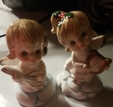 Vintage Angel Figurines Music Decor Gift Retro Uogc Angels Decor Holiday picture