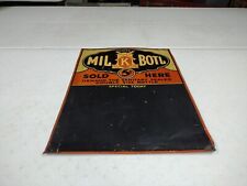 Vintage SST Drink Mil-k-botl Embossed Advertising Windmill Soda Menu Board Sign picture