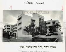 1987 Press Photo Home of Gustavo de Jesus Gaviria Rivero in Miami Beach picture