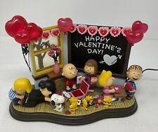 Danbury Mint Peanuts BE MY VALENTINE Light Up Holiday Collection picture