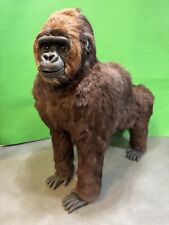 Vintage Real Fur Gorilla Ape Monkey Taxidermy, Life Like Rare King Kong picture