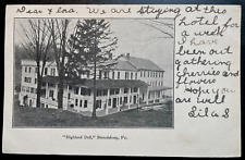 Vintage Postcard 1904 Highland Dell (Hotel), Stroudsburg, PA. picture