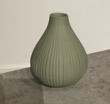 Chive ‘Frost’ Small Round Flower Bud Vase —  Olive Color & Ceramic  picture