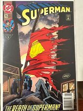 Superman Vol 2 #75 Newsstand 1st Print DC Comics picture