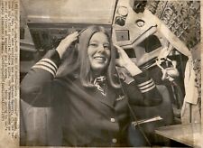 LG14 1973 Wire Photo WINGS OF MAN? EASTERN AIRLINES WOMAN PILOT BARBARA BARRETT picture