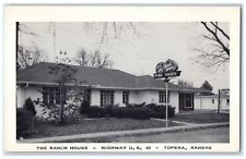 c1940's The Ranch House Exterior Roadside Topeka Kansas KS Unposted Postcard picture