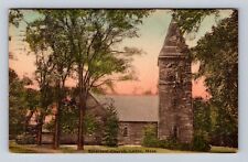 Lenox MA-Massachusetts, Episcopal Church, Antique Vintage Souvenir Postcard picture