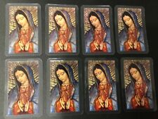 8 pcs Virgen de Guadalupe laminated prayer card - spanish prayer picture
