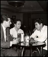 CUBAN RENE SOCARRAS + MARIO MRTIN RADIOCENTRO CMQ PORTRAIT 1958 ORIG Photo J1 picture