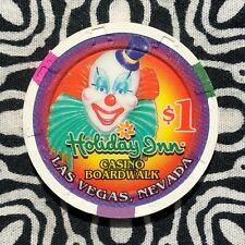 (1) Holiday Inn Boardwalk $1 Las Vegas, Nevada Gaming Poker Casino Chip EX20 picture