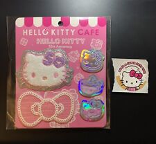 Hello Kitty Cafe Truck 50th Anniversary Patch Set - 2024 Sanrio - w/ Sticker picture