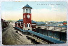 1908 POSTCARD NEWARK NEW JERSEY D L & W R R RAILROAD TRAIN STATION DEPOT #S3 picture
