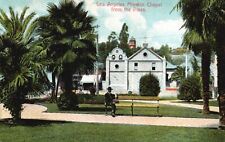 Postcard CA Los Angeles Mission Chapel from the Plaza Vintage PC f3639 picture