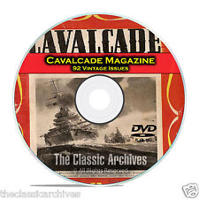 Cavalcade Magazine, 92 Issues, War News, Fiction, Comic Girls Digest C72 DVD picture