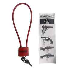 LOCKDOWN 15 Inch Cable Gun Lock Red  2 Keys picture
