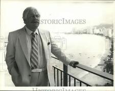 1987 Press Photo Peter Ustinov stars in Agatha Christie's 