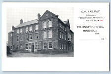 Minehead Somerset England Postcard G.W. Railway Wellington Hotel c1910 picture