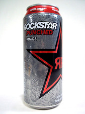 Rare Limited Rockstar Punched Sour Cherry Flavor Energy Drink 16 oz Can Caffeine picture