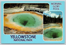 Postcard Wyoming Yellowstone National Park Morning Glory Pool Upper Geyser Basin picture