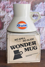 Vintage Gulf Wonder Mug Coffee Advertising Oil Gas in Original Box picture