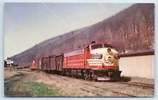 Postcard Wellsville Addison & Galeton 2000 NY from PA 1969 RR C186 picture