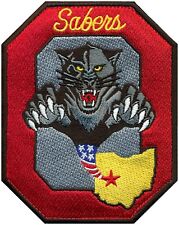 USAF 162d ATTACK SQUADRON – SABERS PATCH picture