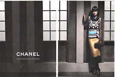 CHANEL Fashion 2000s Magazine Print Ad 2-pg 2007 Advertisement Shoes Accessories picture