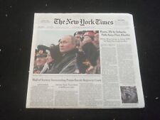 2022 MAY 14 NEW YORK TIMES - RUSSIA, HIT BY SETBACKS, PULLS AWAY FROM KHARKIV picture