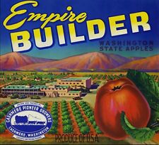 Empire Builder Brand Apple Label - Lot of 25 picture