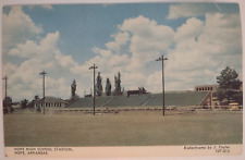 Vintage Hope High School Stadium Arkansas Chrome Postcard Unposted picture