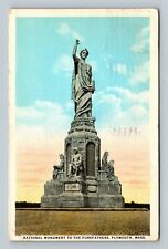 Plymouth, National Monument To Forefathers, Massachusetts c1924 Vintage Postcard picture