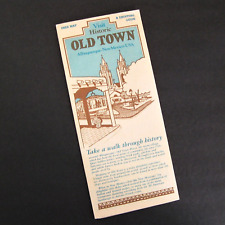 Vintage 1980s Historic Old Town Albuquerque NM Travel Brochure picture