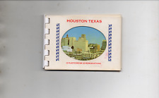10 PLASTICHROME PICTURES & DESCRIPTIONS OF 1950'S  HOUSTON, TX   POSTCARD picture