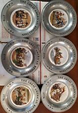 The Great American Revolution Plates Set Of 6- 1776 Bicentennial - 1975 picture