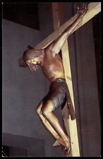 Postcard Chrome Crucifix in basilica St Joseph's Oratory of Mount Royal Canada picture