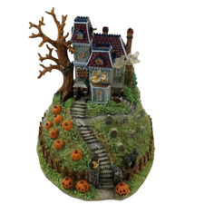 Lenox House On Haunted  2002  Lane Poly Resin Halloween Statue Figurine vintage picture