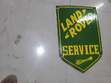 PORCELIAN LAND ROVER ENAMEL SIGN SIZE 24 INCHES HEIGHT picture