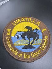 VINTAGE UMATILLA OREGON “CROSSROADS OF THE UPPER COLUMBIA PATCH NEW 4” 🔥🐴 picture