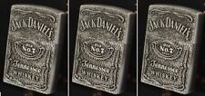 3 New Vintage Retro Butane Silver Whiskey Lighters for 19.99 picture