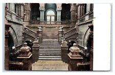 Postcard 3rd Floor of Grand Stair Case at Capitol, Albany NY glitter Y72 picture