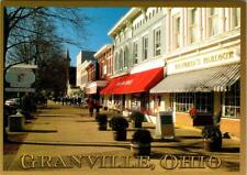 Granville, OH Ohio  STREET SCENE Victoria's Parlour~Taylor's Drugs  4X6 Postcard picture