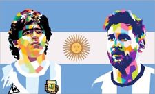 ARGENTINA Messi & Diego Armando Maradona picture