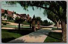 CA Orange Grove Ave Pasadena Caifornia Postcard Postal Cancel 1906 Los Angeles picture