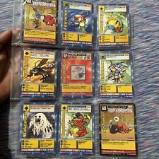 Lot of 9 Vintage Digimon Trading Cards 1999 Bandai Digital Monsters Near Mint LP picture