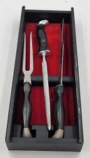Vintage 1950's Cutco Like 3 Piece Wear-Ever Carving Set # 255 picture