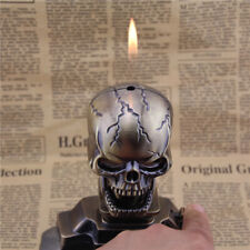 Novelty Skull Shape Cigarette Cigar Ashtray Ash Tray with Refillable Lighter picture