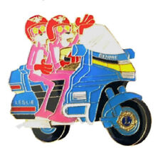 Lions Club Pins - Cartoon Pink Panther Motorcycle picture