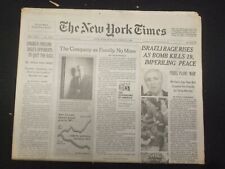 1996 MAR 4 NEW YORK TIMES NEWSPAPER -ISRAELI RAGE RISES, BOMB KILLS 19 - NP 7036 picture