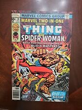 Marvel Two-In-One #30 Spider-Woman Thing Marvel 1977 Mark Jewelers  picture