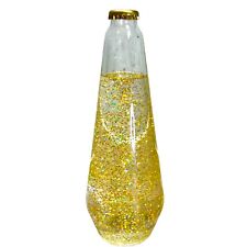 Replacement Lava Lamp Bottle Only F2139 Glitter Gold . 11 Inches picture